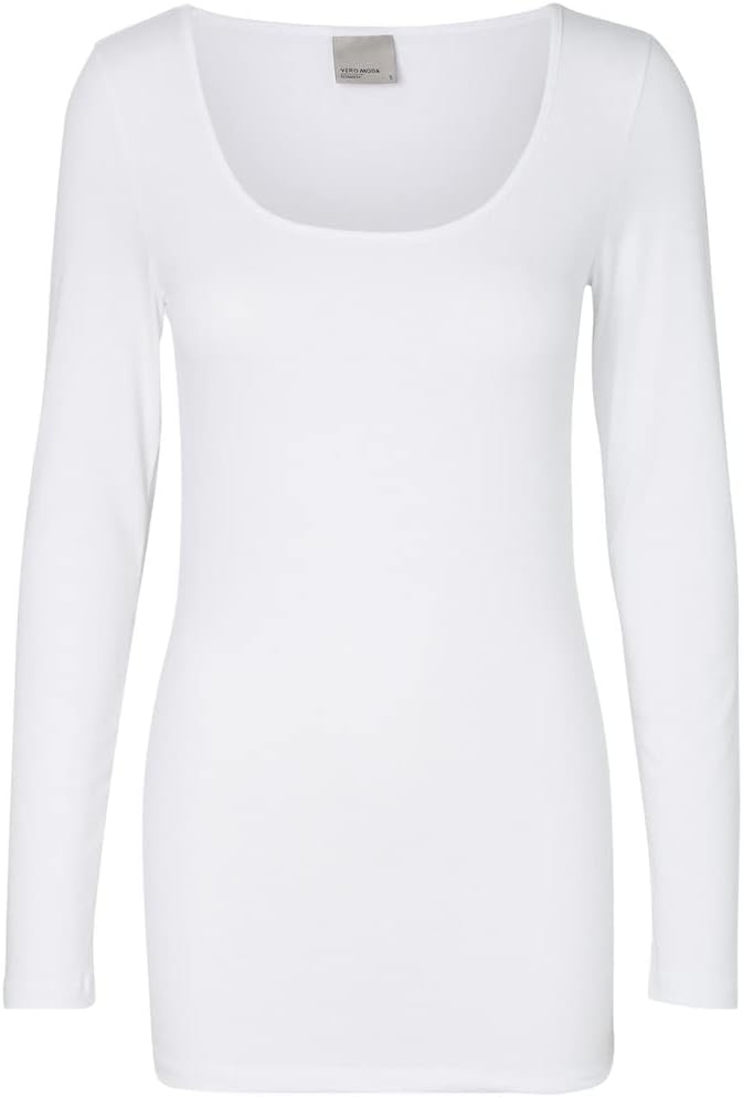 Vero Moda Vmmaxi My LS Soft Long U-Neck Noos Women’s Long-Sleeved T-Shirt