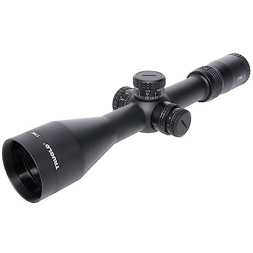 Image of TRUGLO TX6 FFP Tactical Hunting Shooting Durable Waterproof Fogproof Shock Resistant One-Piece 30mm Aluminum Tube Illuminated MRAD Mil-Dot Reticle Riflescope | 3 inch Sunshade Included