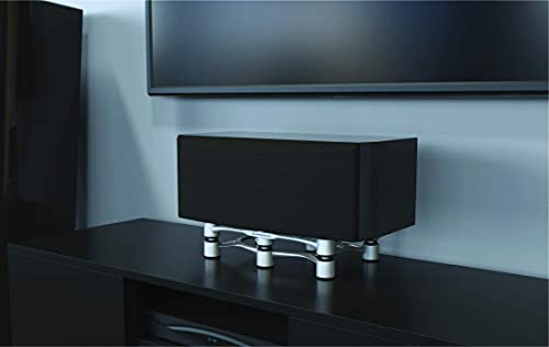 IsoAcoustics Aperta 300 support isolation enceinte argent 30x20 - 5
