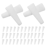 TOBBOMEY Fundas Protectoras Transparentes de Plástico para Puntas de Cuchillos, 100 Unidades, Accesorio de Seguridad para Utensilios de Cocina, Protector Antirrayaduras para Hojas, Uso