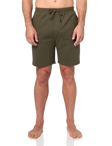 Image of BOSS Men's Waffle Contrast Logo Lounge Shorts