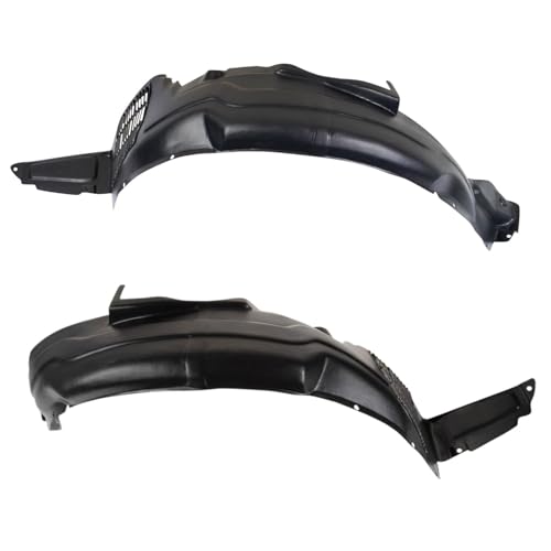 Image of TRQ Inner Fender Liner Set Compatible with 2006-2010 Kia Rio KI1248104 KI1249104