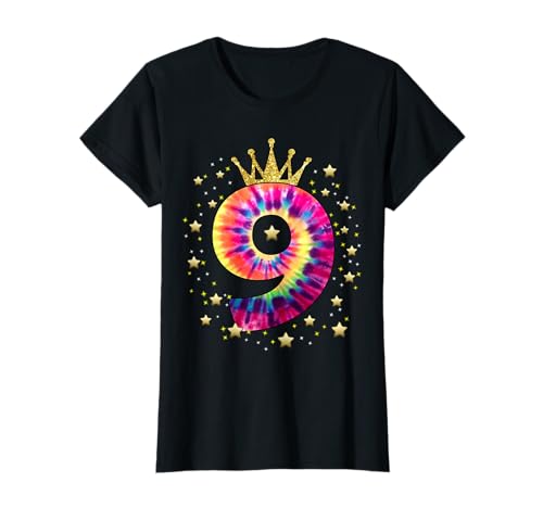 9 años de edad regalo de cumpleaños para niñas 9 cumpleaños Camiseta