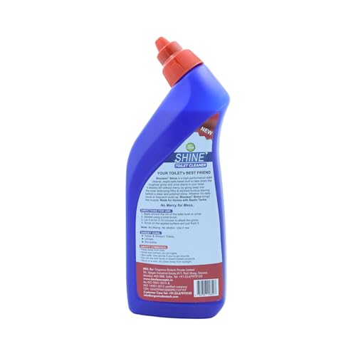 Image of Bioclean Shine Toilet Cleaner Liquid | Septic Odour remover | Toilet Cleaner Made for Septic Tanks | Septic tank cleaning liquid | Septic Tank | Toilet cleaning liquid| Pack of 1 | 500ml