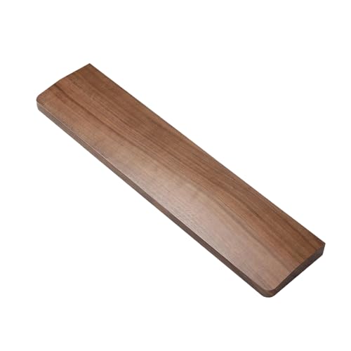 Kaizuca 60 Tasten(30cm) Solide Holz-Handballenauflage, Anti-Rutsch und Ergonomisch Handgelenkauflage aus Schwarzem Walnussholz, Set für Büro und Spiele Handballenauflage zur Schmerzlinderung