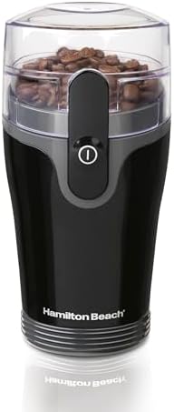 Hamilton Beach Fresh Grind Electric Coffee Grinder for Beans, Spices and More, Stainless Steel Blades, Removable Chamber, Makes up to 12 Cups, Black thumbnail 2