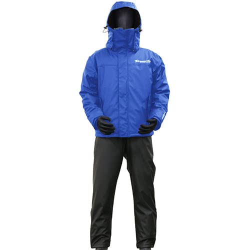 浜田商会 プロマリン 防水防寒ウィンターPUマリンスーツ ブルー WBA2109 L