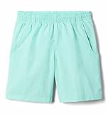 Corte regular. Columbia Backcast - Pantalones Cortos Deportivos para niño, Niños Hombre, Pantalones Cortos atléticos, 1580861, Golfo Stream, Large