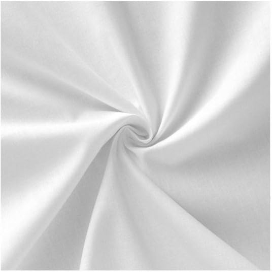 TESSUTO STOFFA TELA DA MODELLI PROTOTIPO PROVE MOULAGE BIANCO ROTOLO DA 10 METRI/ALTA CM150