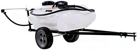 Brinly ST-152BH-A Self-Storing Tow Behind Lawn and Garden Sprayer with Collapsible Boom, 15-Gallon