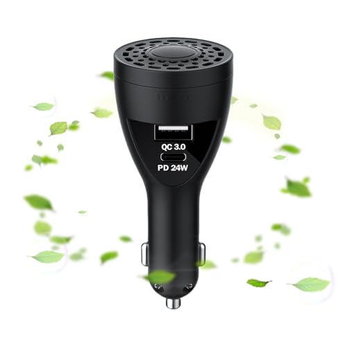 Assainisseur d'air pour voiture avec chargeur de téléphone parfumé pour automobile