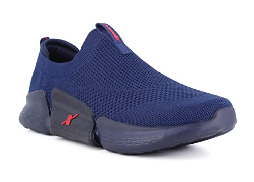 Image of SPARX Newly Arrival Men's Shoe for Running /Gymming /Office /Walking /Casual /Outdoor Footwear SM-708G N.Blue Red UK-08