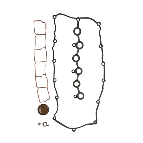 Image of PartsFlow PCV Valve & Lower Intake Gasket for Audi Q7 VW Passat Porsche Cayenne 3.6L 03H103429H 022103429AA