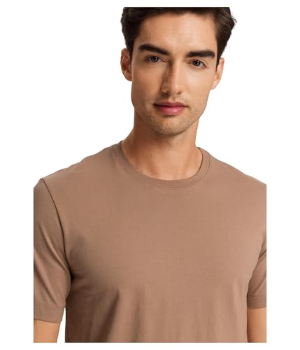 HANRO Men's Living Short Sleeve Crew Neck Shirt3