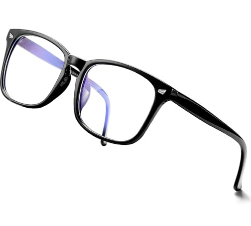 Image of IFLASH Zero Power Light Weight Computer Readers Blue Light Blocking Eye Glasses Men Women | Anti Glare UV Blu Ray light Filter Cut Reflection Protection Lens TR90 Frames