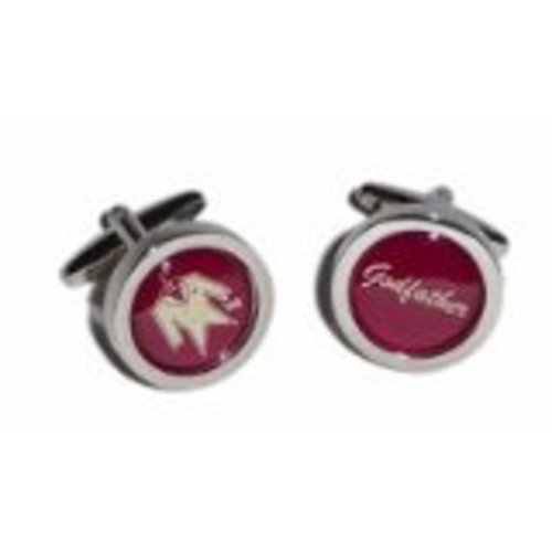 Mancuernillas para hombre Godfather Burgundy miniatura 1