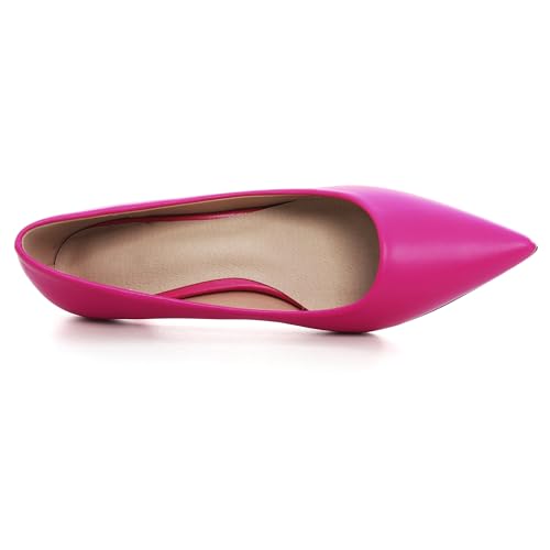 Image of Women's Low Kitten Heel Pumps Classic Fashion Dress Pumps Simple Heeled Shoes for Office Work