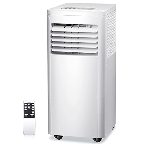 R.W.FLAME 10,000 BTU Portable Air Conditioner with Remote Control, Portable AC Unit for Room Up to 450 Sq.Ft, 3-in-1 Air Conditioner with Digital Display,24Hrs Timer,Installation Kit for Home, White R.W.FLAME 10,000 BTU Portable Air Conditioner with Remote Control, Portable AC Unit for Room Up to 450 Sq.Ft, 3-in-1 Air Conditioner with Digital Display,24Hrs Timer,Installation Kit for Home, White