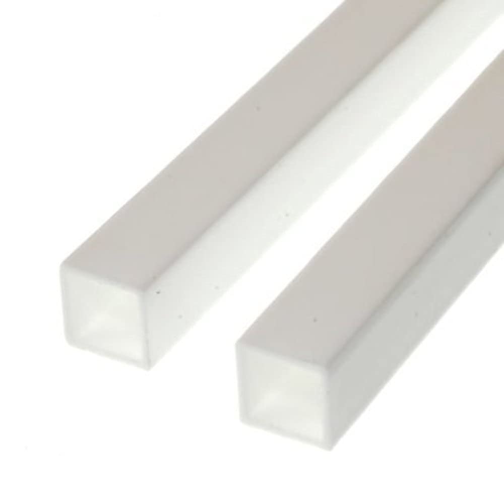 Evergreen 14in (35cm) Square Plastic Tube .312in (5/16in) (2 pack)