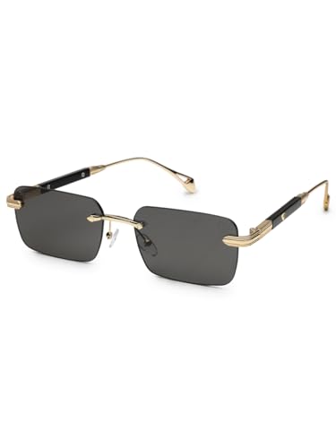 Image of HASHTAG EYEWEAR Men's Stylish Fashion Sunglasses | UV400 Protection | Branded Metal Frame | Trendy Eyewear for Men | Summer, Outdoor, Driving, and Beach Use |Lightweight and Comfortable