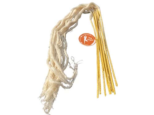 The Yogis Cotton Sutra Neti Pure Honey Wax [Premium Quality ] (Pack of-5) Length 51cm, 20