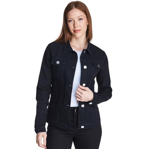 Jaqueta Jeans HNO Jeans Black Premium Preto