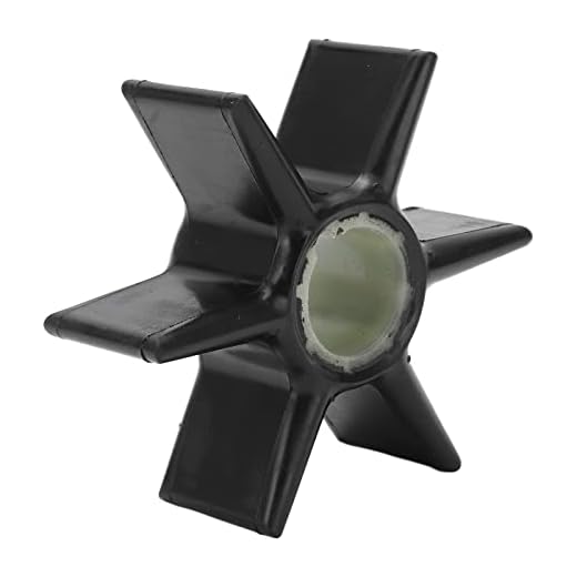 Vattenpumpspumphjul, 47‑43026‑2 47‑43026T‑2 6 Blad Nylon Neoprengummi Utombordare Båtbyte Av Pumphjul för Mariner 40‑250 Hk