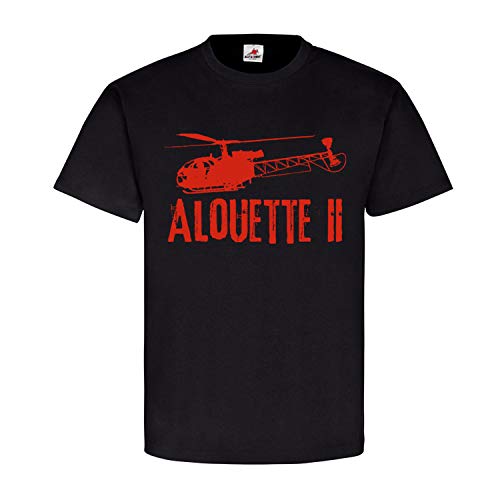 T-shirt Alouette II pour vos sorties aéronautiques et réunions de pilotes