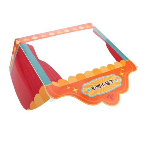 FELTECHELECTR Shadow Puppet Stage for Kids: Paper Traditional Chinese Puppet Theater - Preschool Learning and Imaginative Role-Playing Prop