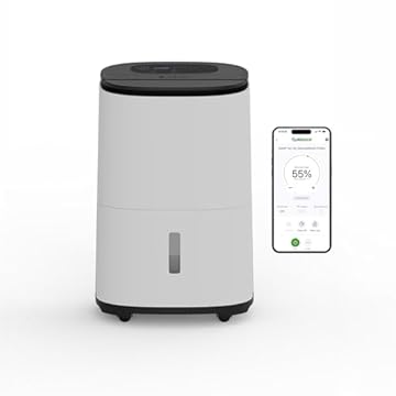 Meaco MeacoDry Arete® Two 10L Dehumidifier & HEPA H13 Air Purifier, Wi-Fi Meaco App, Smart humidity mode, Laundry mode, Low Energy, Low Noise, removes moisture in homes and flats, 5x year warranty