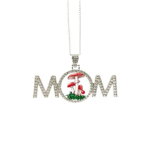 Bijou champignon rouge collier pour sublimer vos tenues de famille