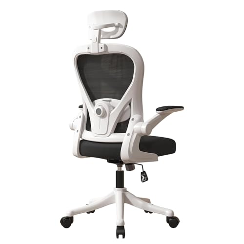 Reviews de Silla para Escritorio Precio los mejores 5. 41 VIDITA Silla de Oficina ergonómica, Respaldo Alto, Malla Transpirable, reposabrazos Ajustables, Blanco y Negro