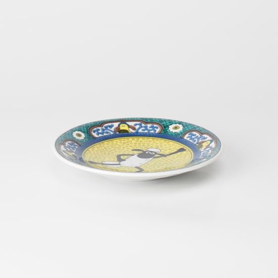 ひつじのショーン小皿吉田屋画風豆皿箱付き