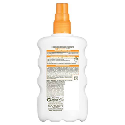 Garnier Ambre Solaire Ultra-Hydrating Sun Cream Spray SPF30, 200ml (Pack of 2) - Image 3