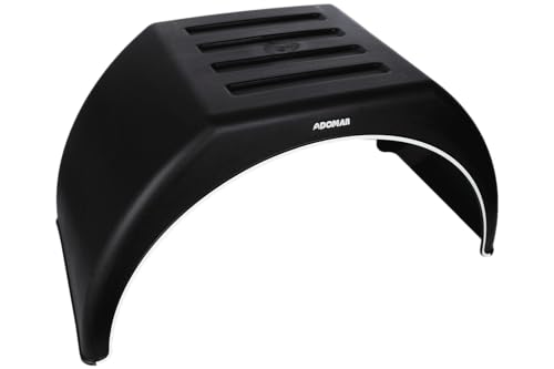 DOMAR Garde-Boue jumel&eacute; 14 &agrave; 16 Pouces en Plastique pour remorque 915 x 450 mm Passage de Roue Plat comme Protection Anti-Boue Robuste pour Roues jumel&eacute;es de l'utilitaire