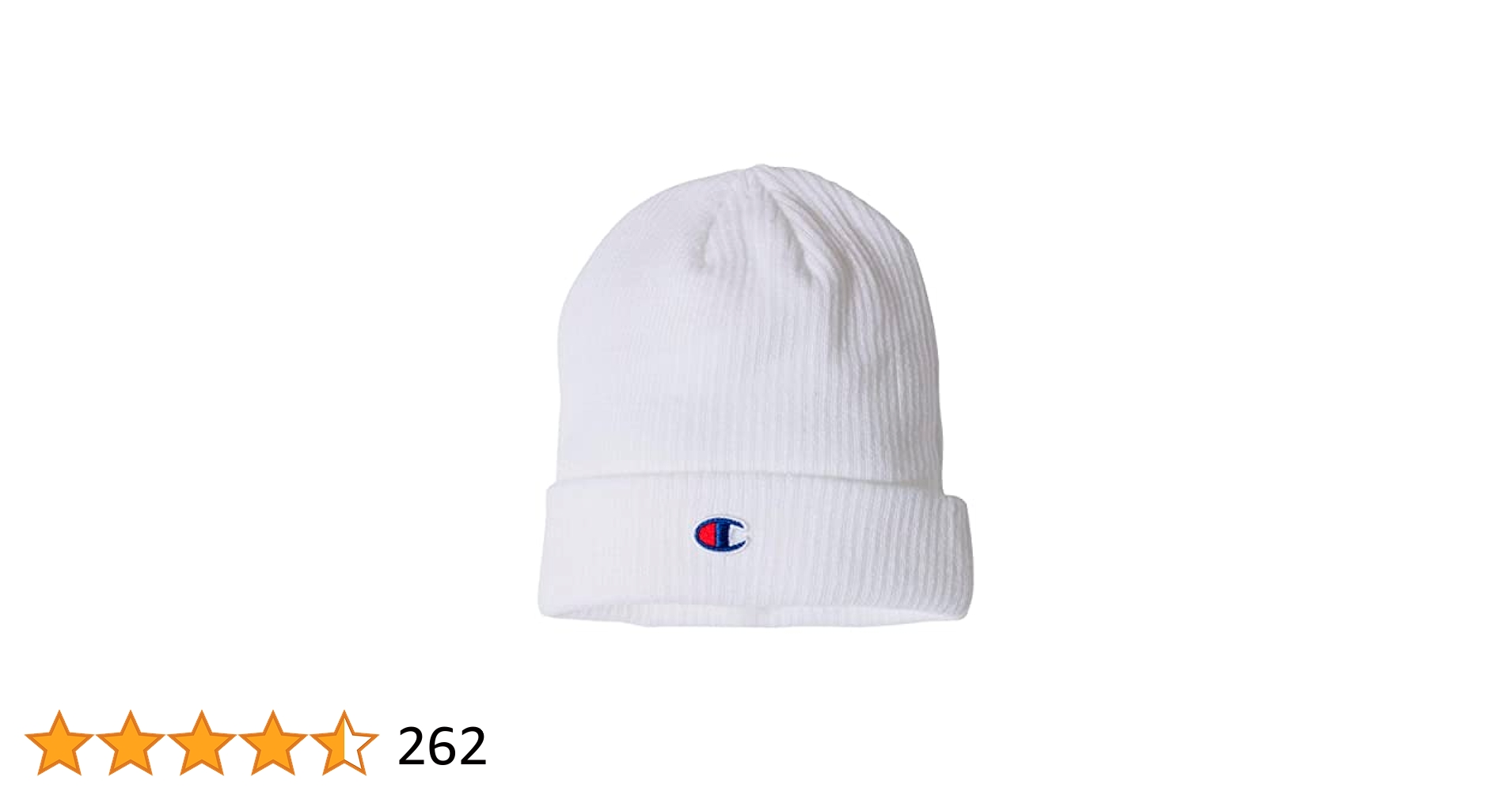 ニットキャップ・ビーニー Off-White White Wool Cap With Logo Champion Men's Winter Beanie, White, OS at Amazon Men's
