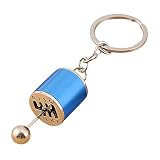 Ma Aérienne pour Clés Porte-clés en métal drôle turbocompresseur Porte-clés Artisanat Pendentif Porte-clés pièces de Voiture Porte-clés pour Petit (Blue, One Size)