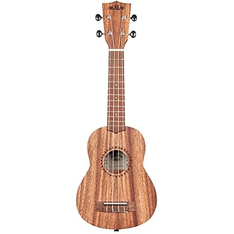Kala Brand Music Co. Teak Collection, 4-String Ukulele, Natural, Soprano (KA S) Cover