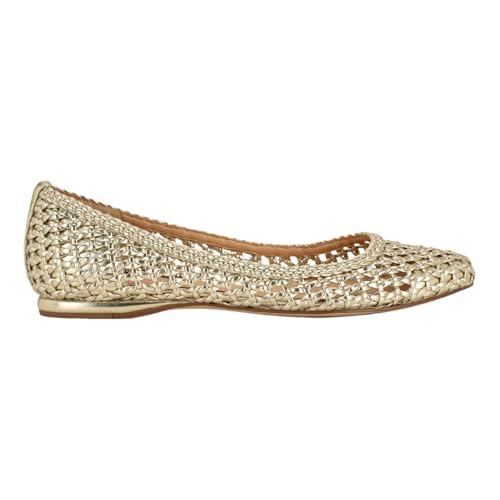 Nine West Women's Speakup3 Sandale, Platino/QY Marco, 6