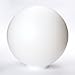 Vetro di ricambio come paralume (Ø 250 mm), bordo obliquo 100 mm, sfera di vetro, opale, bianco opaco