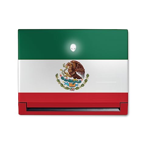 Image of MightySkins Skin Compatible with Alienware M18 R1 (2023) Full Wrap Kit - Mexican Flag | Protective, Durable, and Unique Vinyl Decal wrap Cover | Easy to Apply & Change Styles | Made in The USA