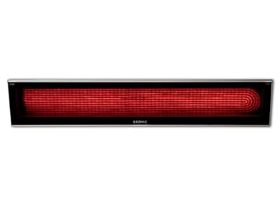Bromic Platinum Smart Heat 2300W Electric Patio Heater - Radiant Infrared, 220V-240V, Black Finish - BH0320003