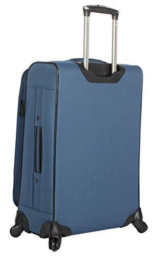 Nicole Miller New York Designer Luggage Collection - Large 28 Inch Expandable Softside Suitcase - Lightweight Checked… - Image 4