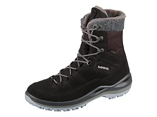 LOWA W Calceta Iii GTX Schwarz - Gore-Tex Gefütterter modischer Damen Gore-Tex Winterstiefel, Größe EU 42 - Farbe Sch