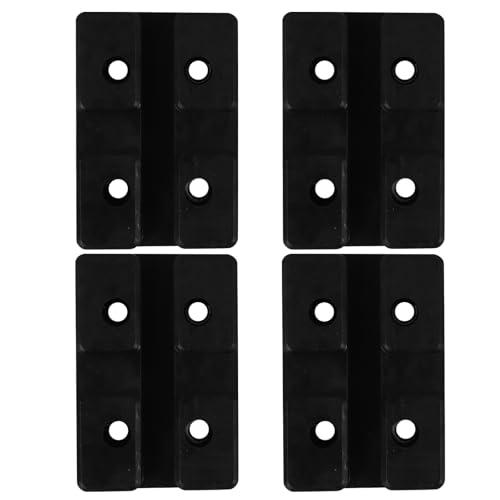 Milisten 4pcs Rubber Floor Jack Pads for Two-post Car Lifting Platforms Square Non-slip Jack Stand Pads Compatible with Vehicle Hoists for Garage Use