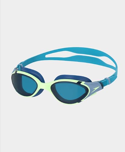 Image of Speedo Unisex Adult Biofuse 2.0 Polarised Tint-Lens Swim Goggles - Black & Green