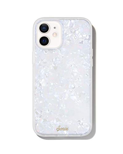 Image of Sonix Pearl Tort Case for iPhone 12 / 12Pro [10ft Drop Tested] Protective Translucent Iridescent Marble Clear Cover for Apple iPhone 12, iPhone 12 Pro