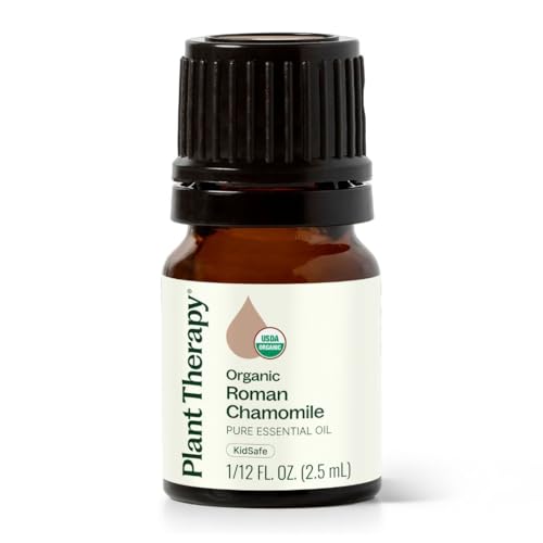Plant Therapy Organic Roman Chamomile Essential Oil 2.5 mL (1/12...