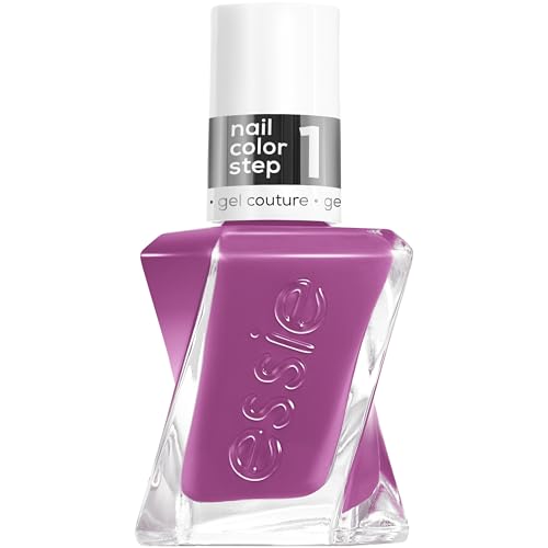 essie Gel Couture Nail Polish, Long Lasting Purple Nail Polish, Vegan, Strut With It, 0.46 fl oz