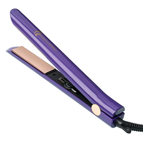 Plancha para cabello con placas de titanio 1 pulg miniatura 1
